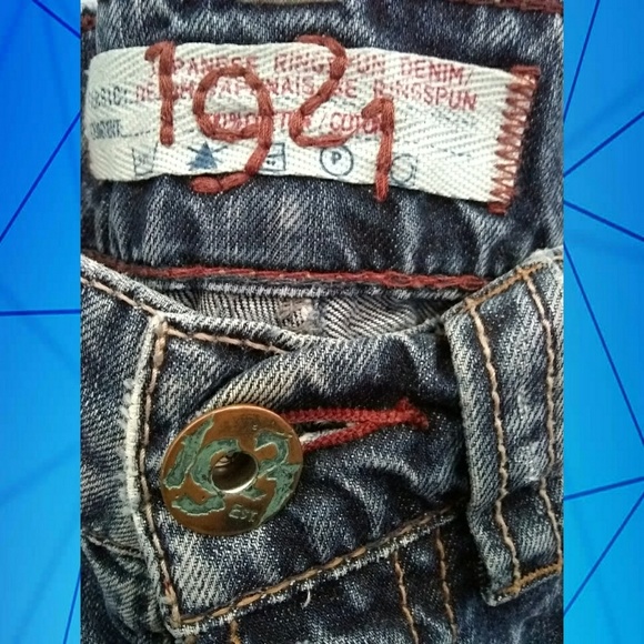 WESTERN GLOVE WORKS "1921" DISTRESSED JEANS - Picture 4 of 5